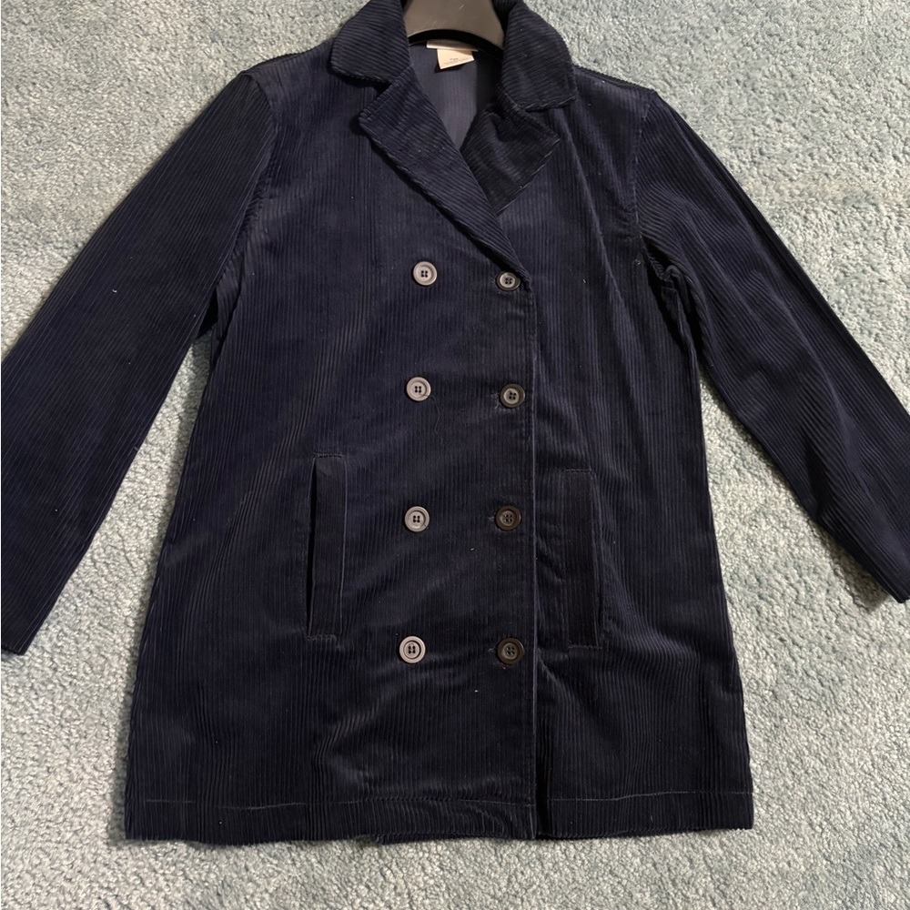 Beautiful Wide Whale Navy Corduroy Jacket